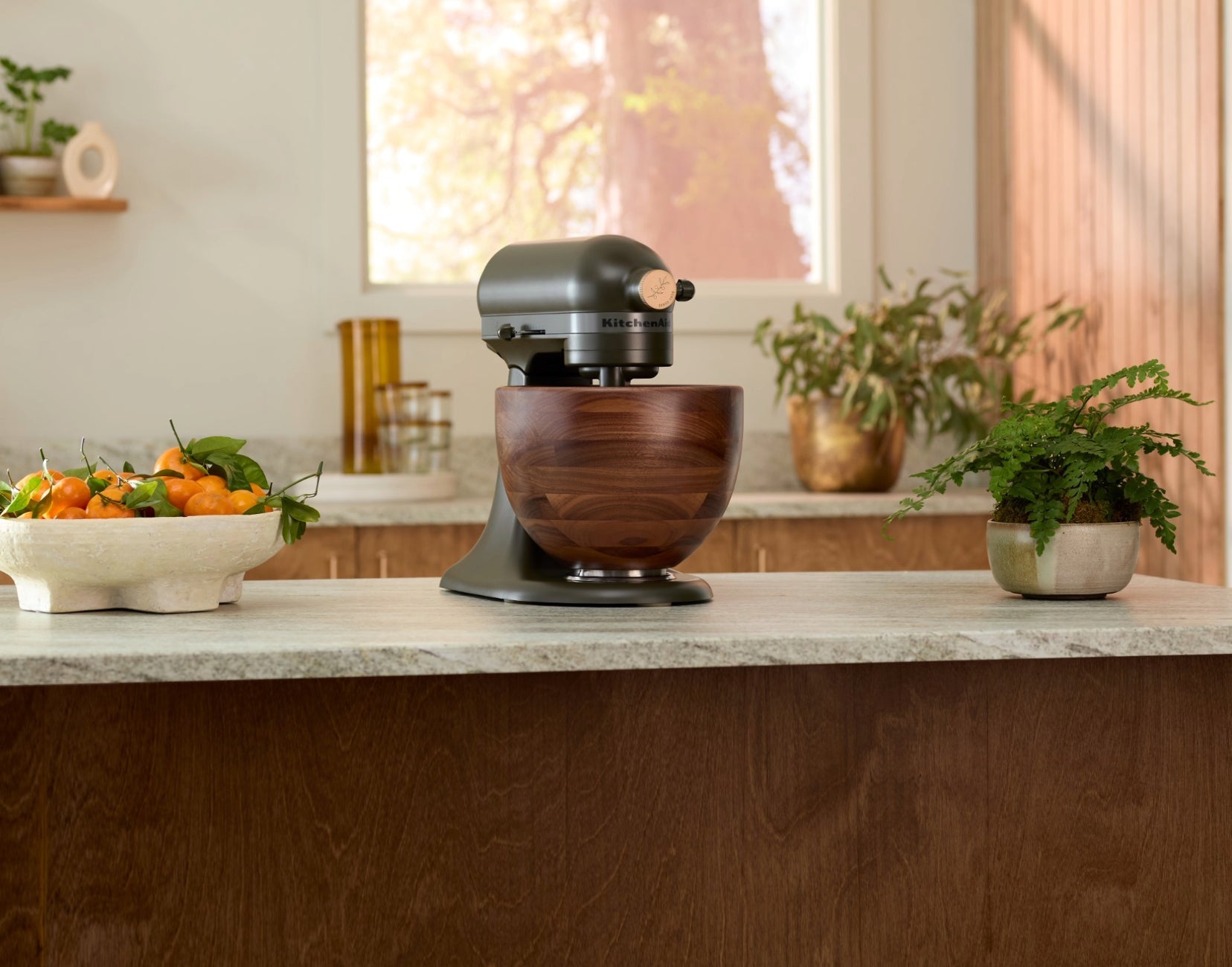 True walnut wood bowl