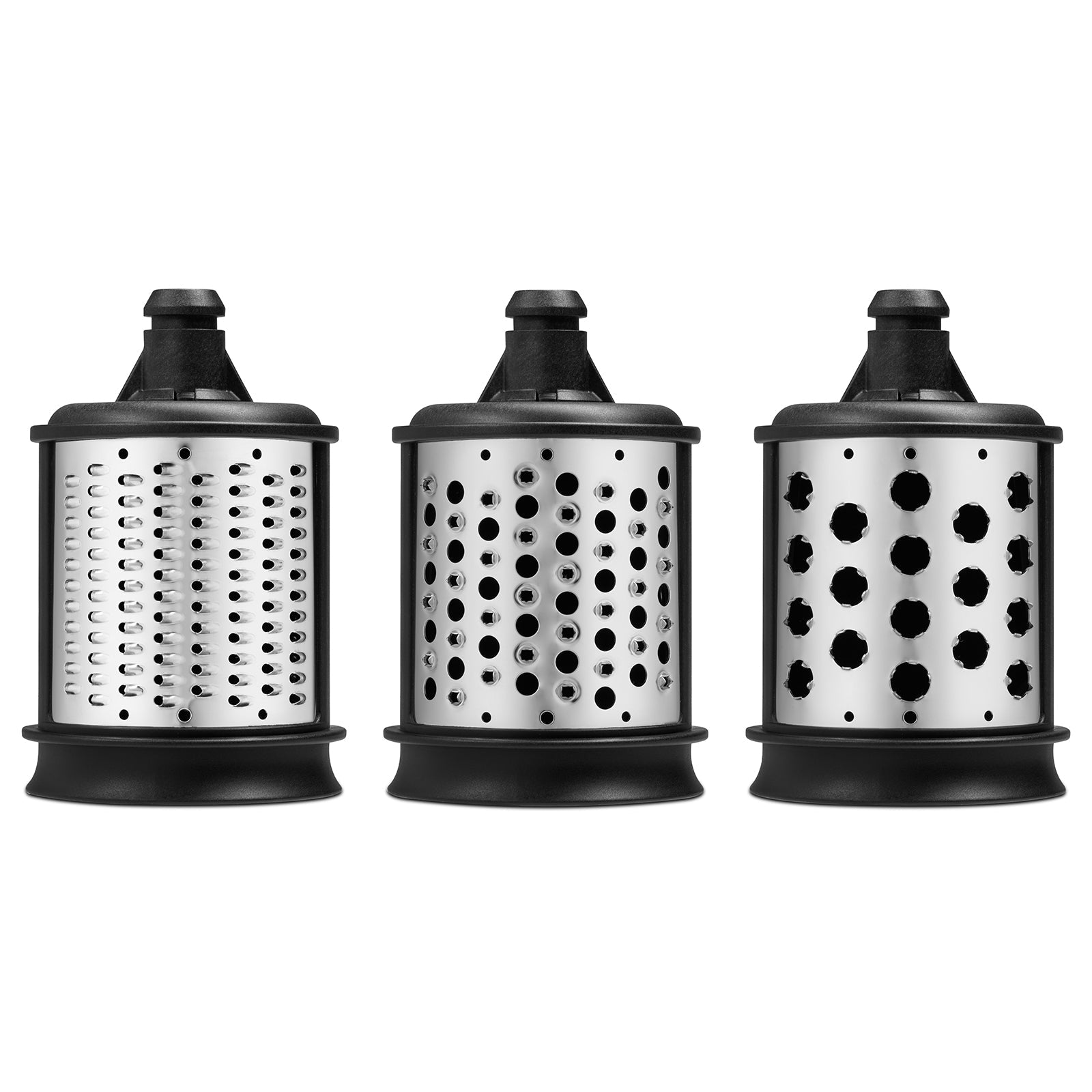 3-Piece Drum Set for Fresh Prep Slicer/Shredder Attachment KSMEMVSC
