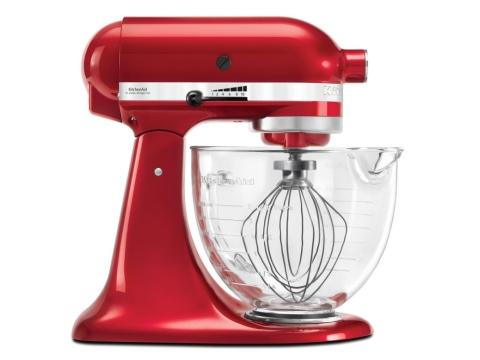 Refurbished 4.8L Artisan Tilt-Head Stand Mixer Candy Apple Red KSM156