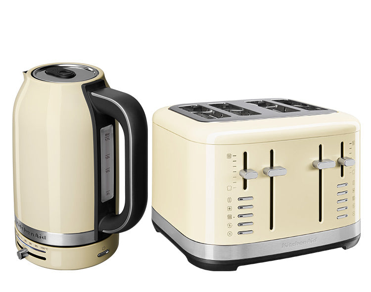 1.7L Variable Temperature Electric Kettle KEK1701 + 4 Slice Toaster KMT4109