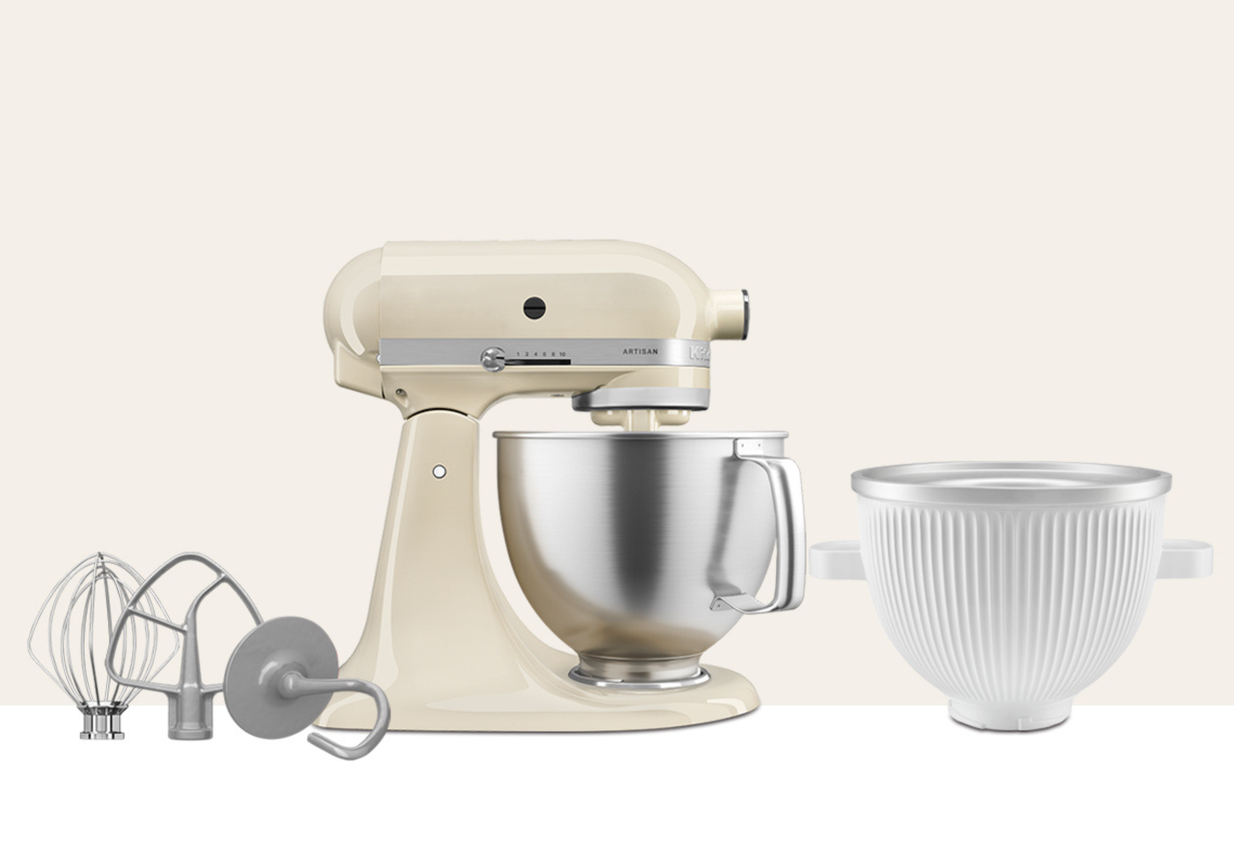 Artisan Tilt-Head Stand Mixer KSM192 + Ice Cream Bowl Bundle