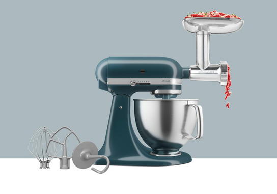 Artisan Tilt-Head Stand Mixer KSM192 + Metal Food Grinder Bundle