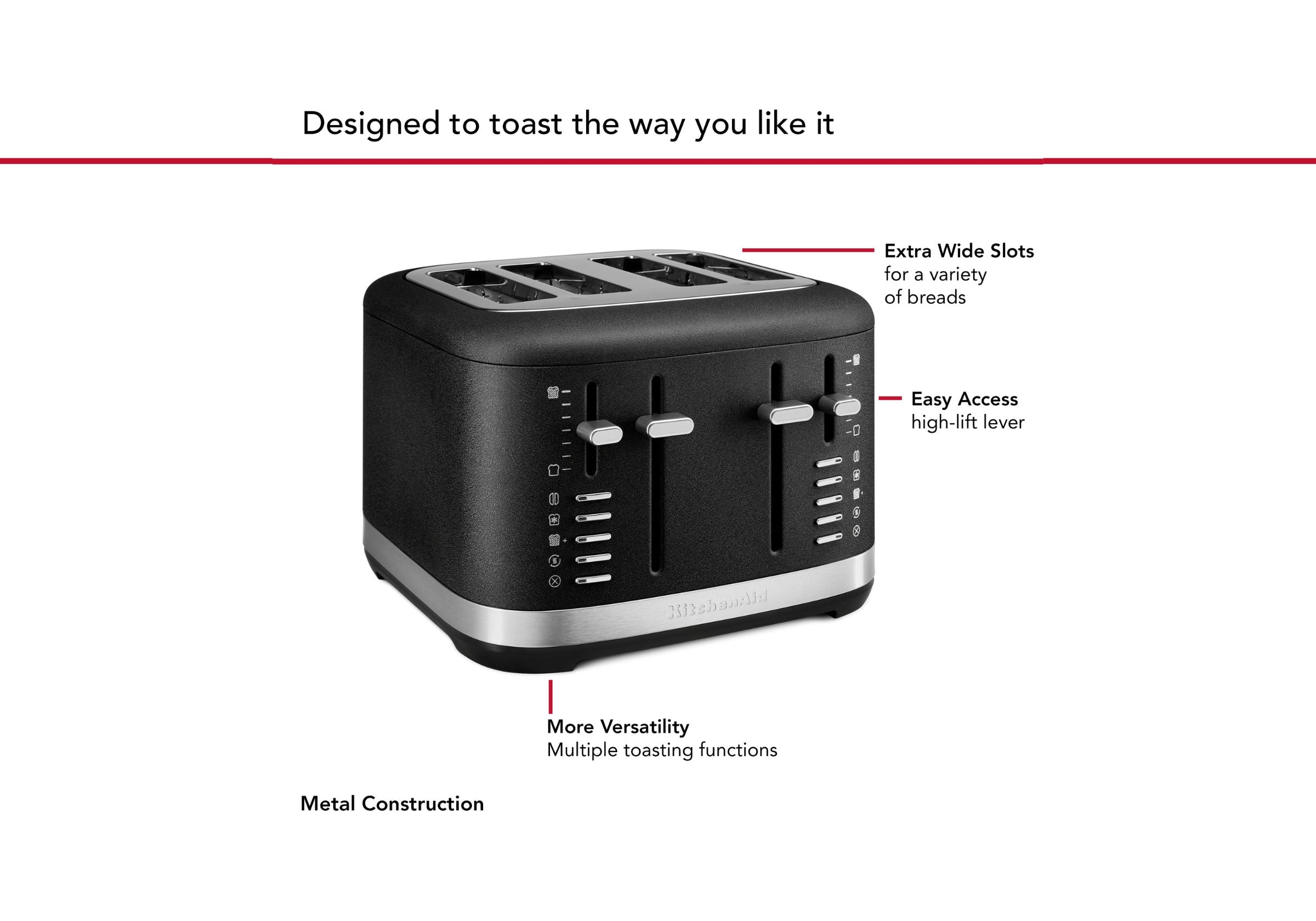 4 Slice Toaster KMT4109