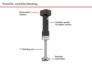 KitchenAid Cordless Go Hand Blender With Battery