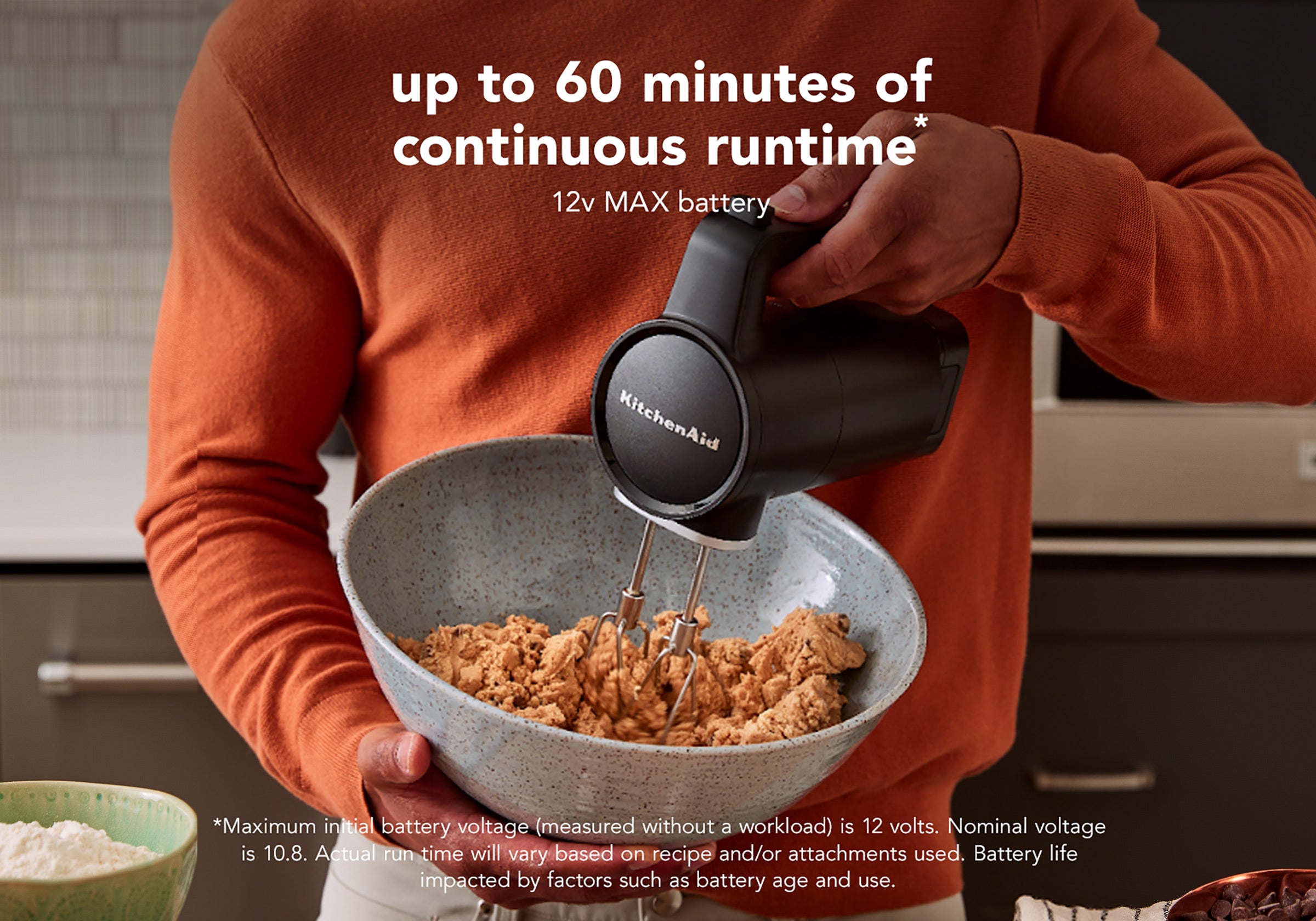 KitchenAid Go Cordless Hand Mixer With Battery