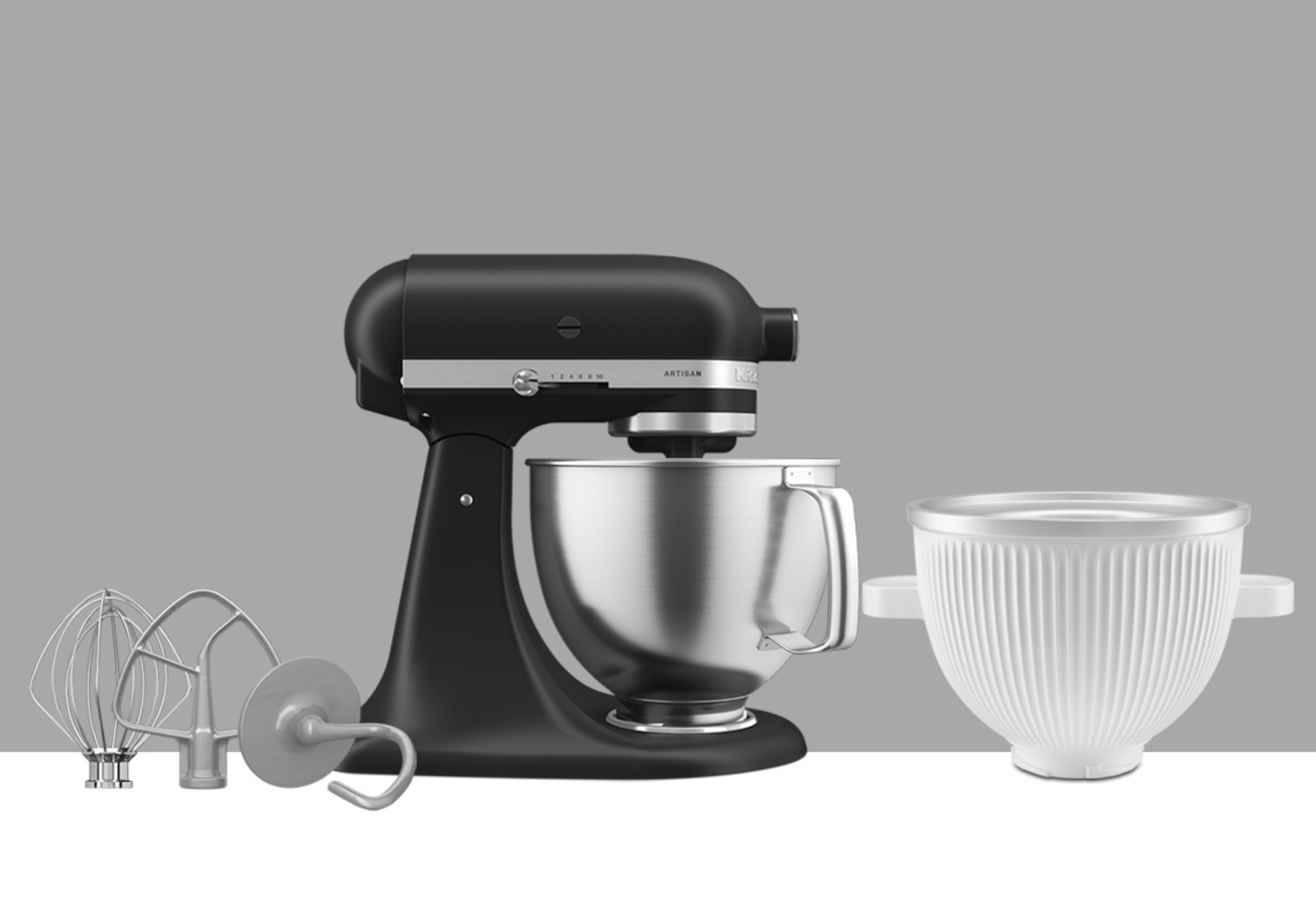 Artisan Tilt-Head Stand Mixer KSM192 + Ice Cream Bowl Bundle