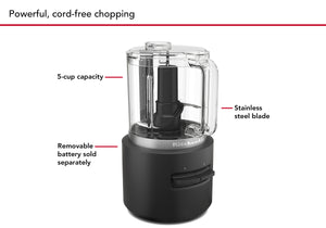 KitchenAid Cordless Go 5 Cup Food Chopper Without Battery