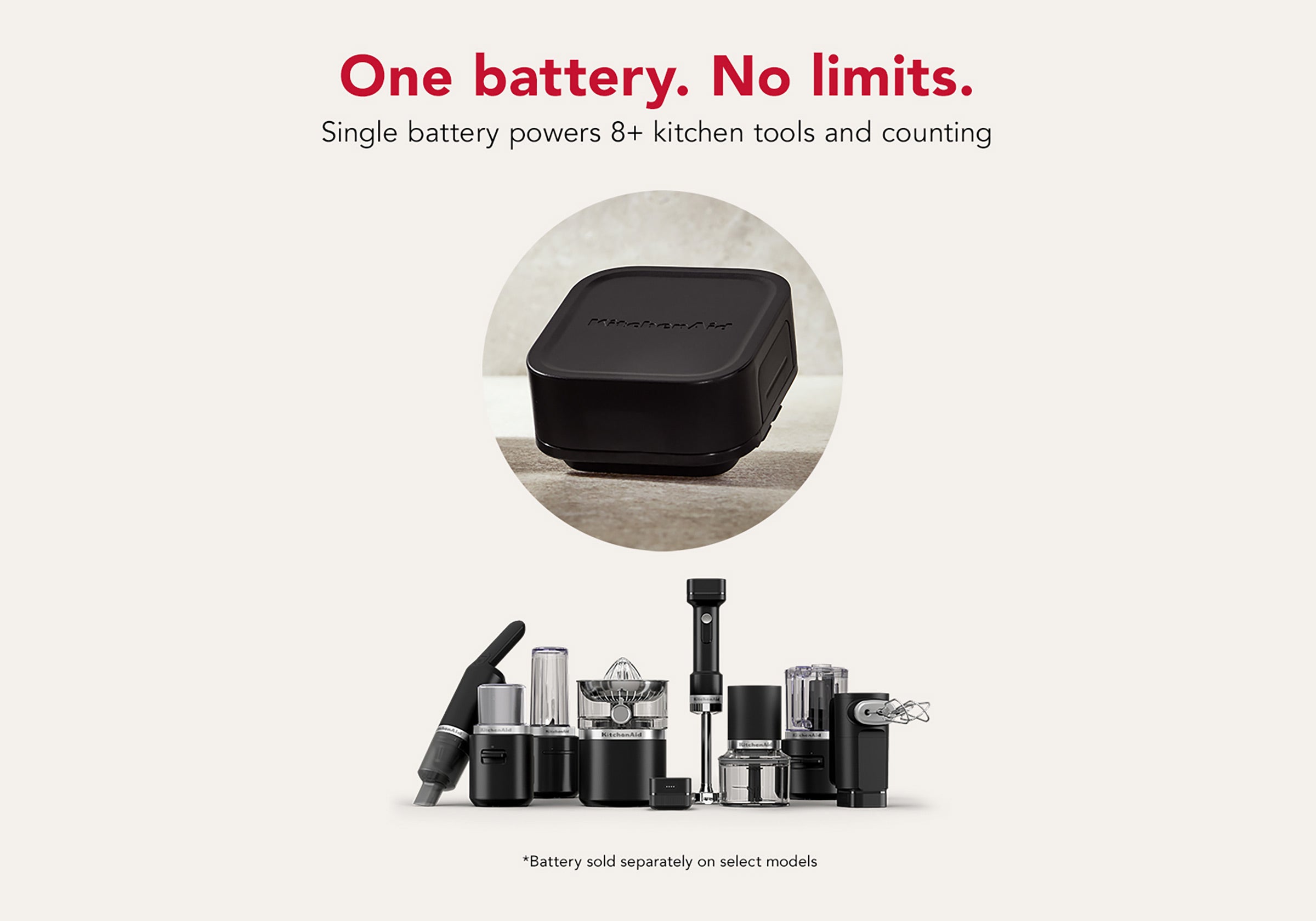 KitchenAid Go Cordless Top Down Chopper With Battery