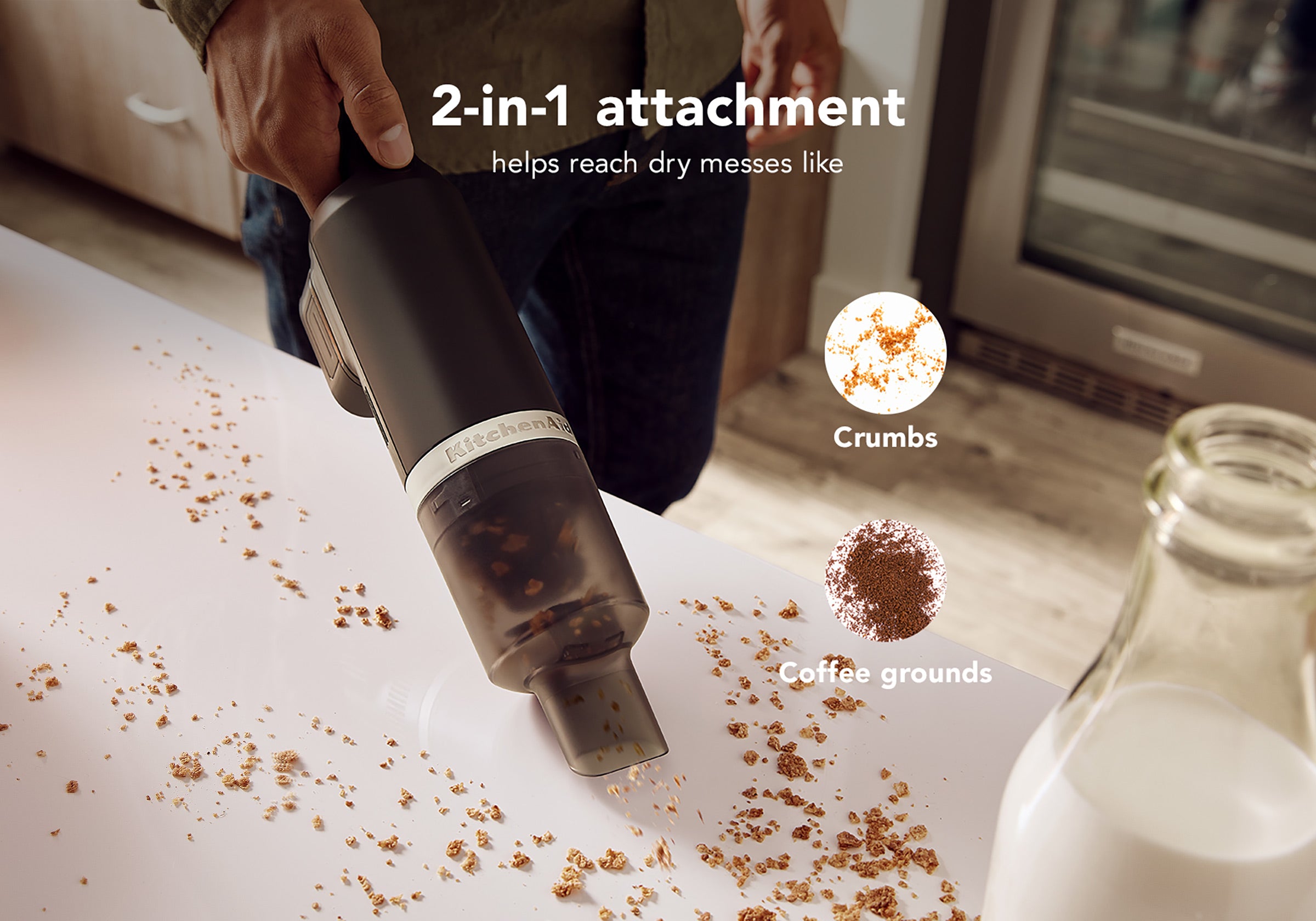 KitchenAid Go Cordless Kitchen Vacuum With Battery