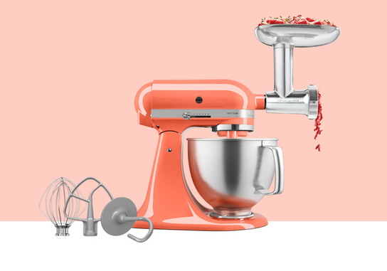 Artisan Tilt-Head Stand Mixer KSM192 + Metal Food Grinder Bundle