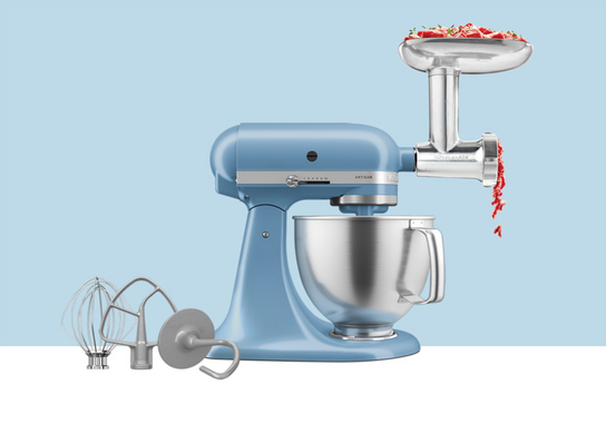 Artisan Tilt-Head Stand Mixer KSM192 + Metal Food Grinder Bundle