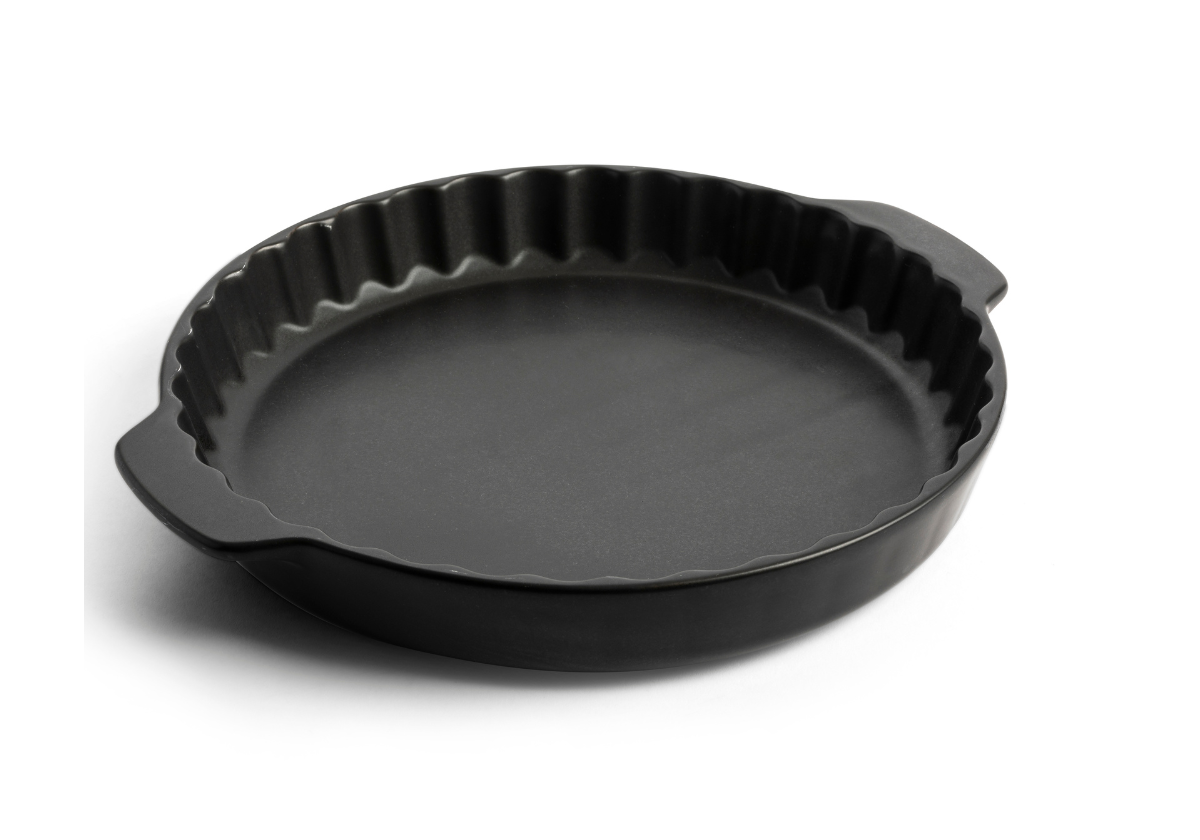 Stoneware Pie Dish Black 29cm