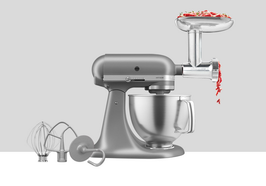 Artisan Tilt-Head Stand Mixer KSM192 + Metal Food Grinder Bundle