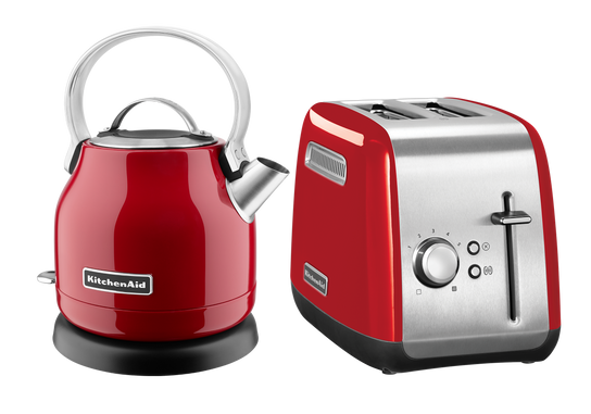 1.25L Classic Electric Kettle KEK1222 + 2 Slice Toaster KMT2115