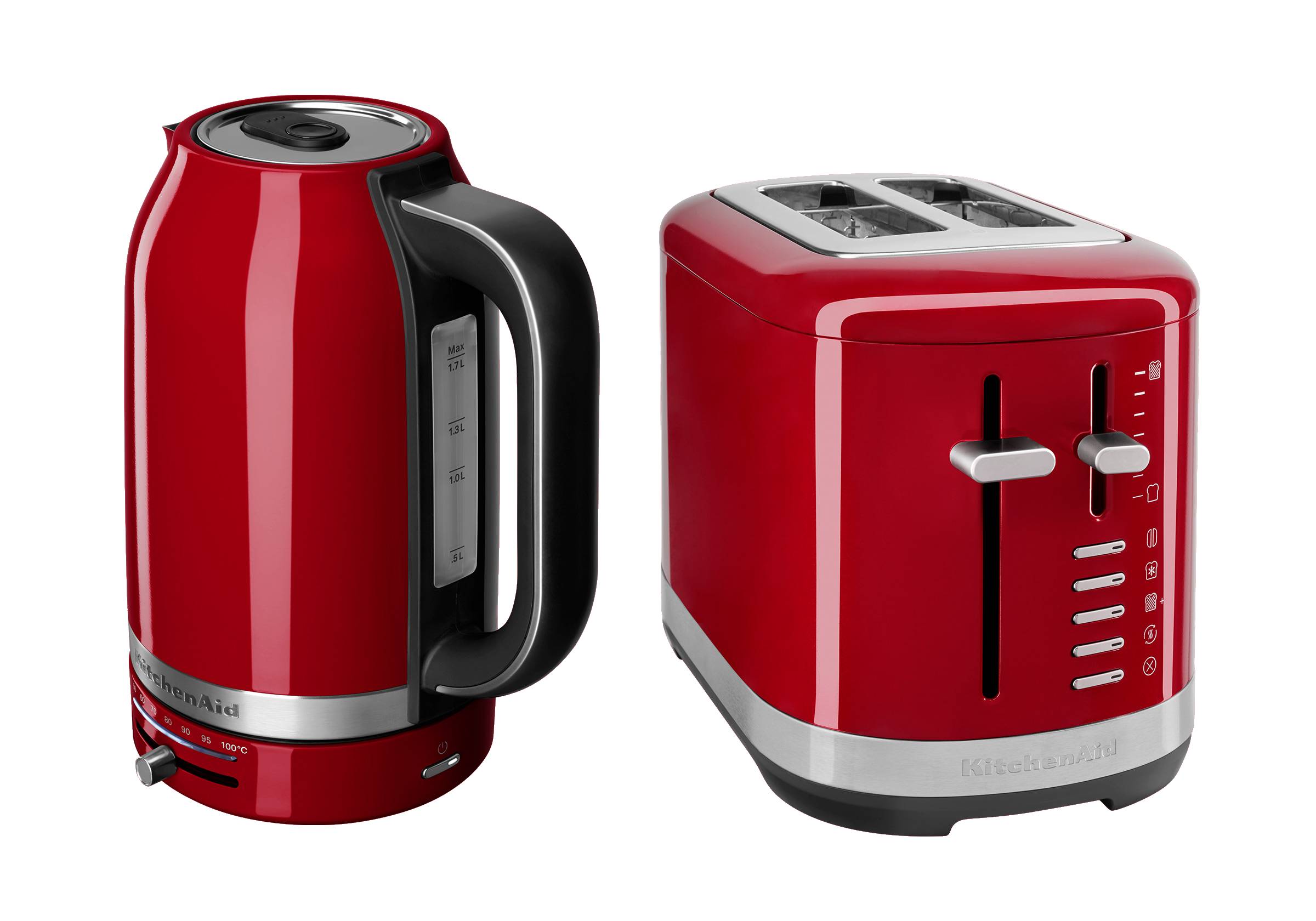 Instant Variable 1.7L Variable Temperature Electric Kettle KEK1701 + 2 Slice Toaster KM ...