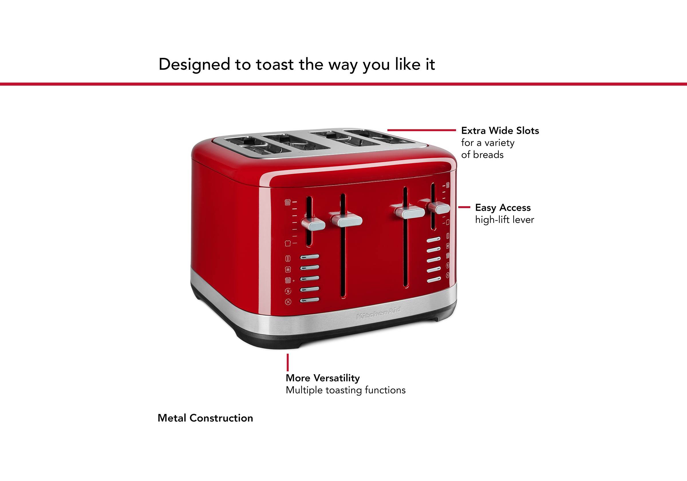 4 Slice Toaster KMT4109