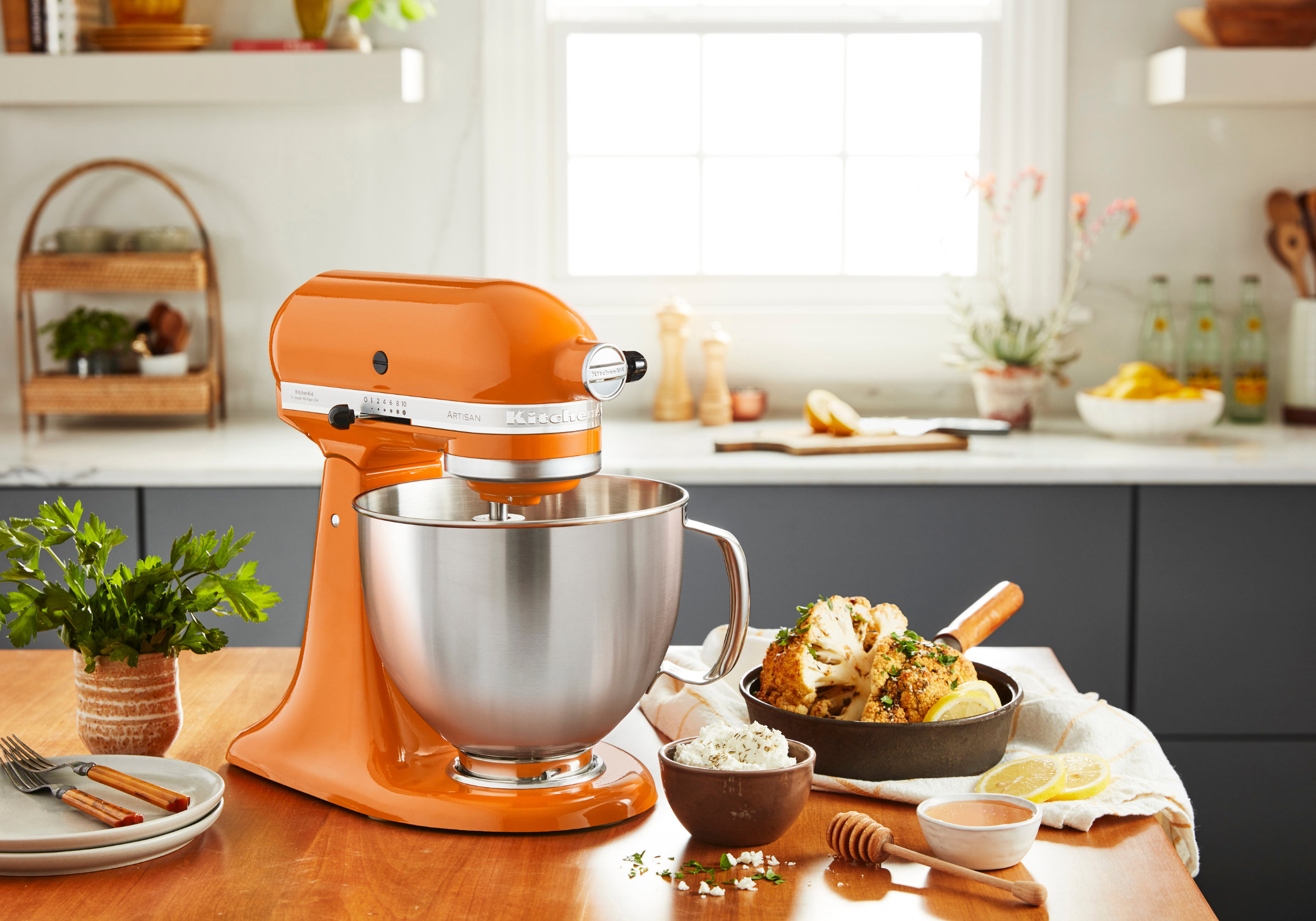 Artisan Tilt-Head Stand Mixer KSM192 + Metal Food Grinder Bundle