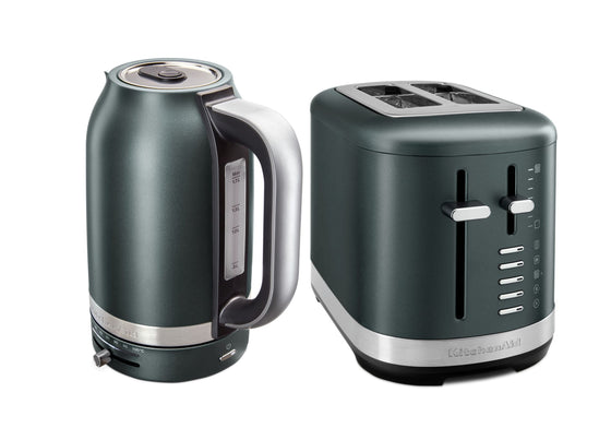 1.7L Variable Temperature Electric Kettle KEK1701 + 2 Slice Toaster KMT2109