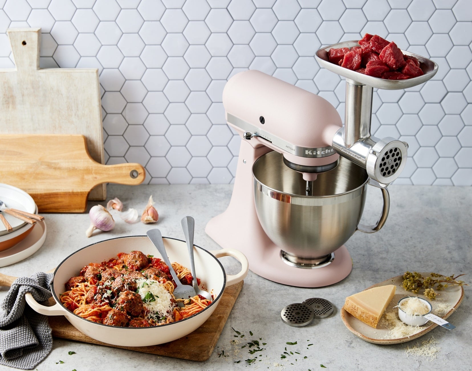 Meat Grinder / Mincer Attachment 5KSMMGAA KitchenAid New Zealand