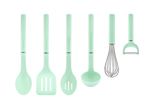 Spearmint 6 Piece Utensil Set