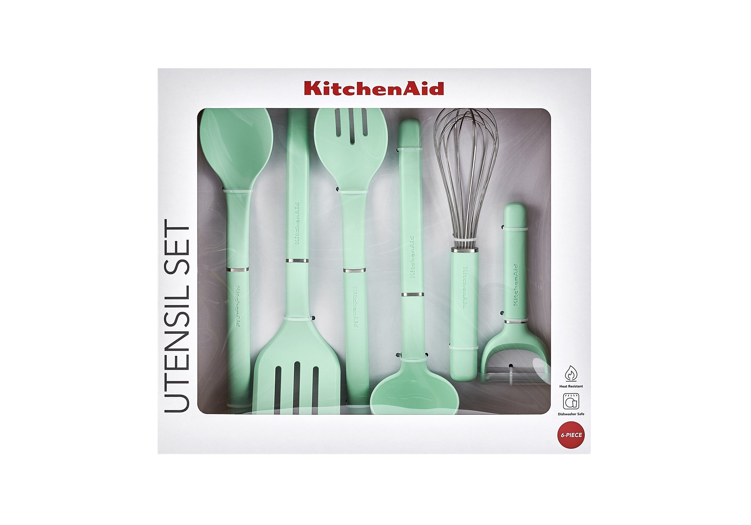 Spearmint 6 Piece Utensil Set