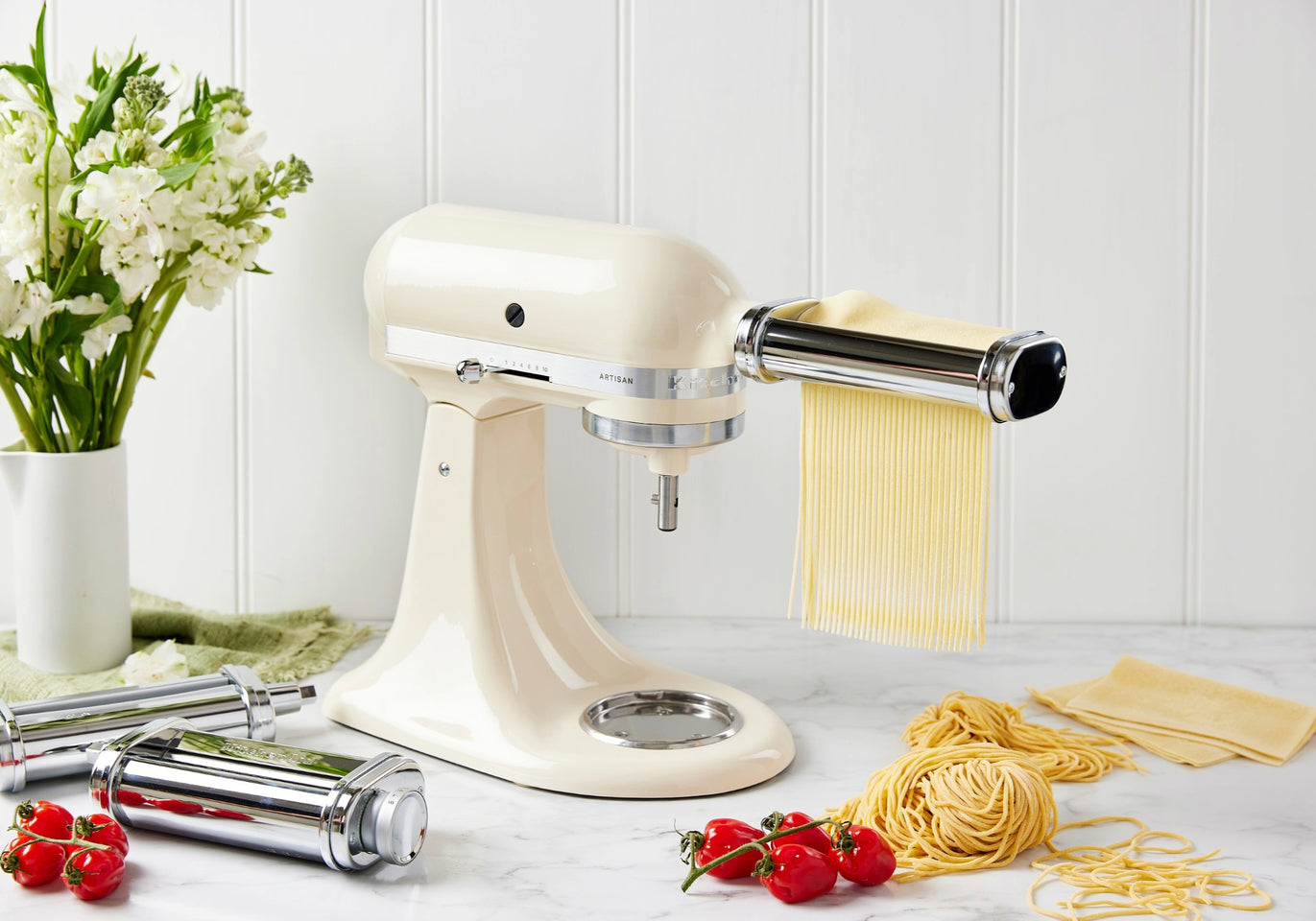 KitchenAid Residential Stainless Steel Pasta Roller Attachment at