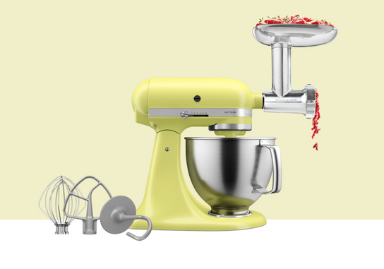 Artisan Tilt-Head Stand Mixer KSM192 + Metal Food Grinder Bundle