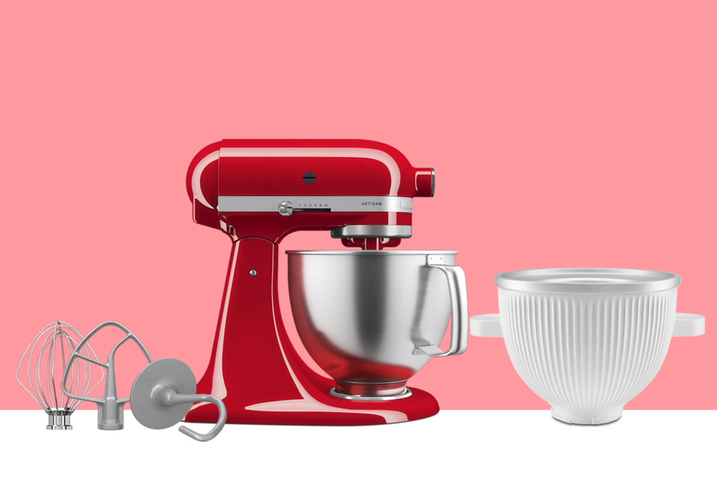 Artisan Tilt-Head Stand Mixer KSM192 + Ice Cream Bowl Bundle