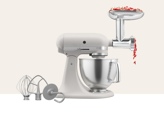 Artisan Tilt-Head Stand Mixer KSM192 + Metal Food Grinder Bundle