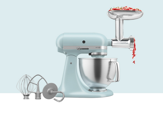 Artisan Tilt-Head Stand Mixer KSM192 + Metal Food Grinder Bundle