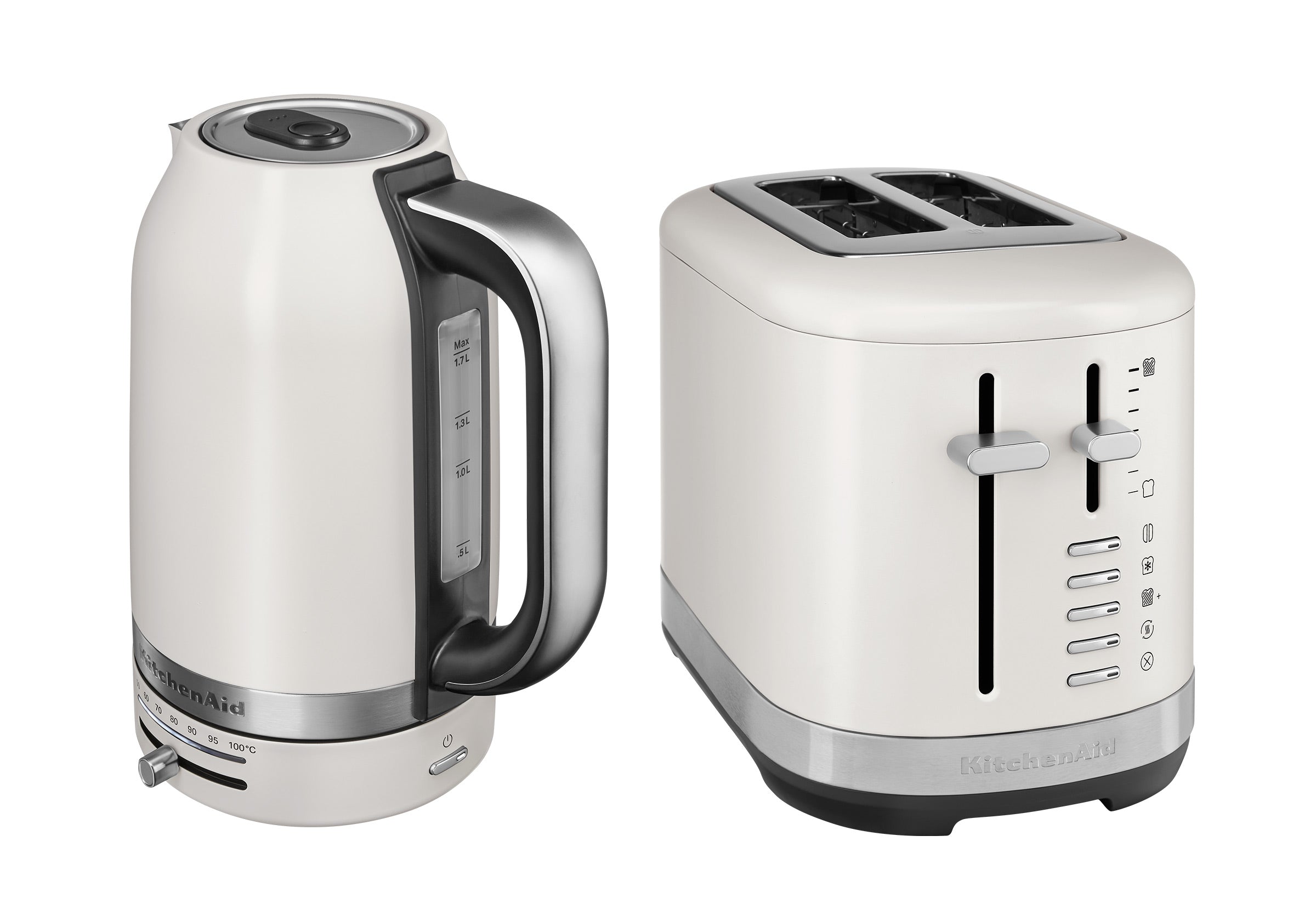 Instant Variable 1.7L Variable Temperature Electric Kettle KEK1701 + 2 Slice Toaster KM ...