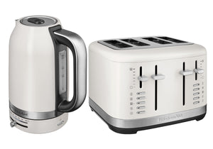 1.7L Variable Temperature Electric Kettle KEK1701 + 4 Slice Toaster KMT4109