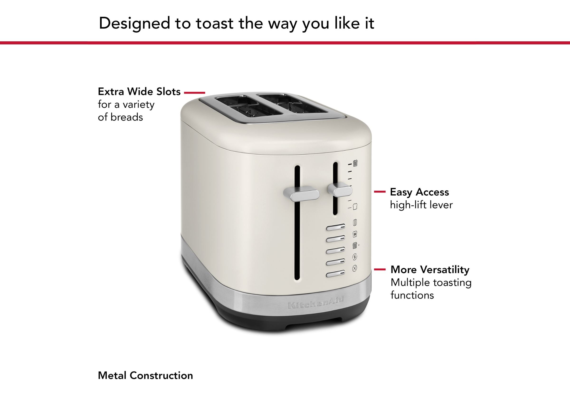 2 Slice Toaster KMT2109