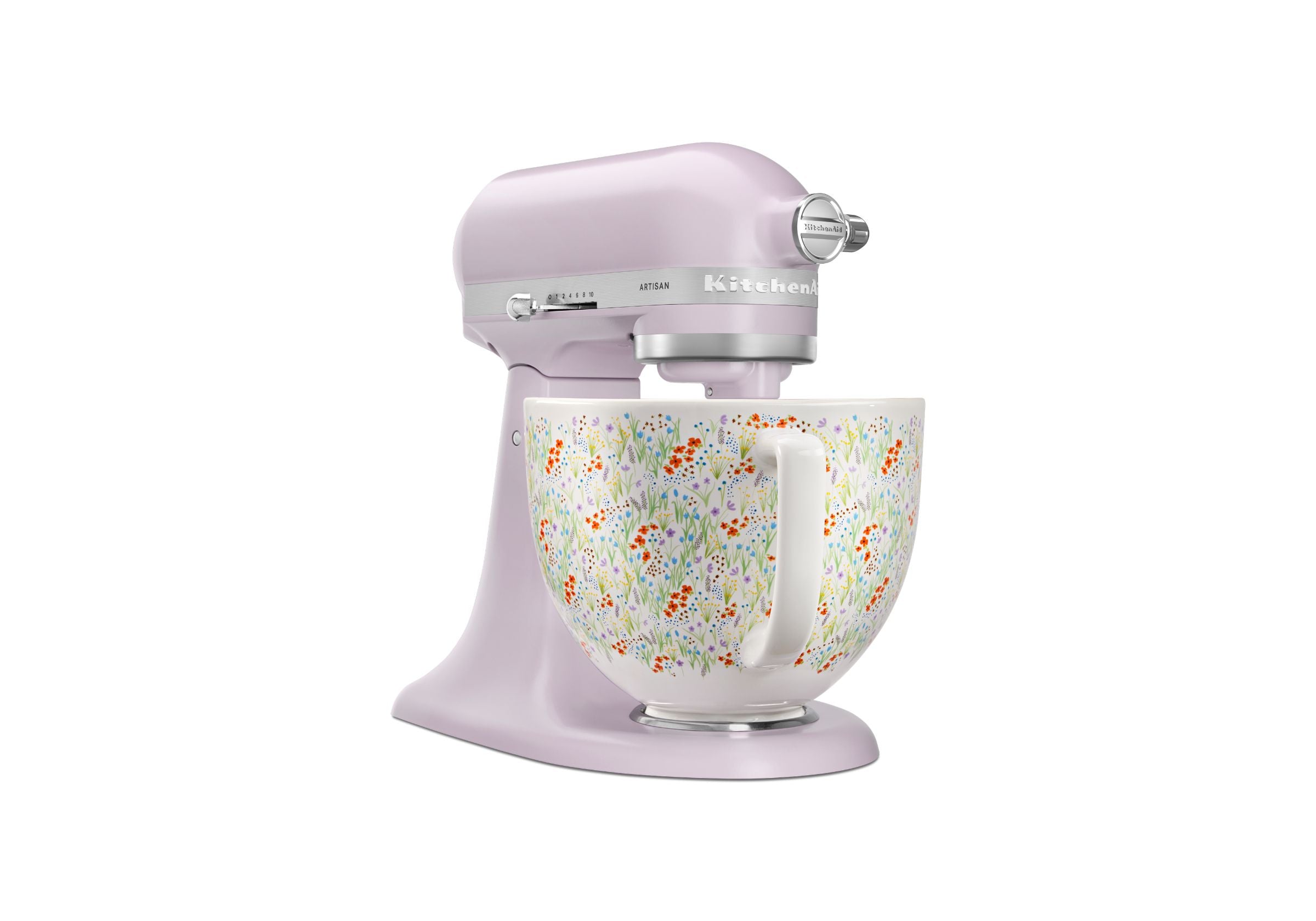 Artisan Tilt-Head Stand Mixer with Wildflower Ceramic Bowl KSM156