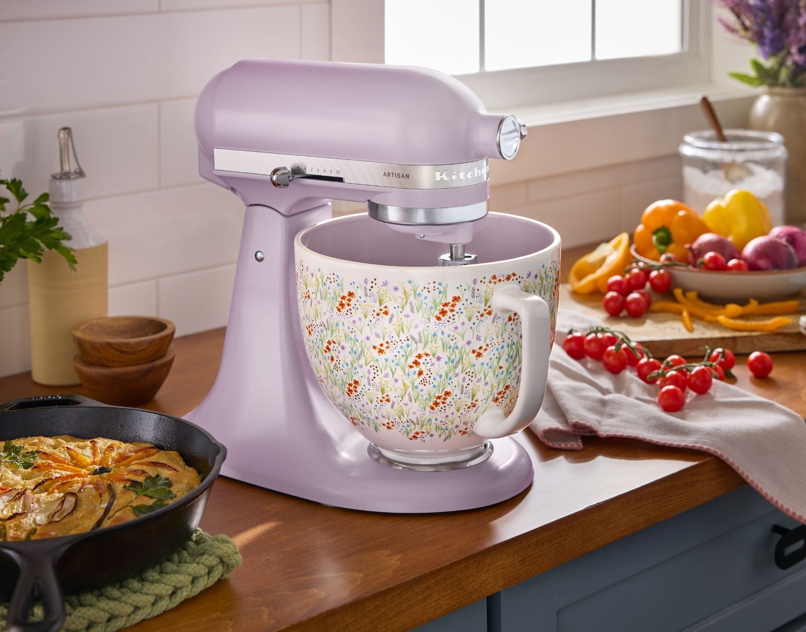 KSM156 TH Mixer Wildflower Ceramic Bowl