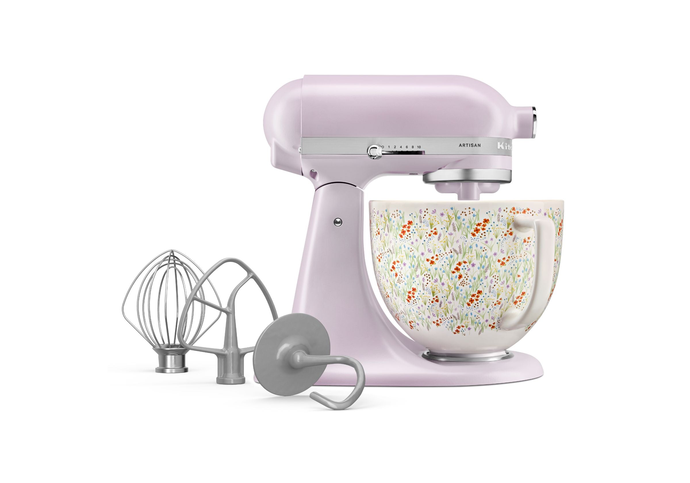 Artisan Tilt-Head Stand Mixer with Wildflower Ceramic Bowl KSM156